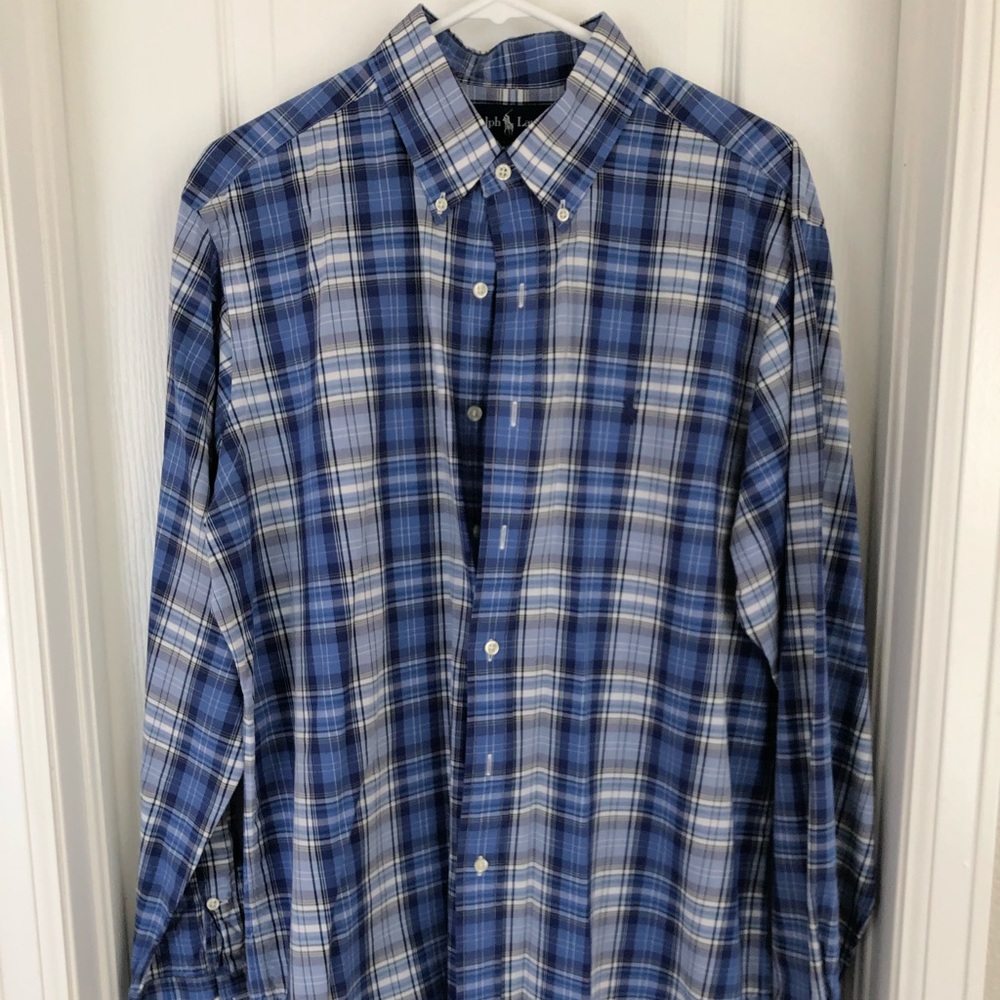 Ralph Lauren Plaid Button Down Shirt